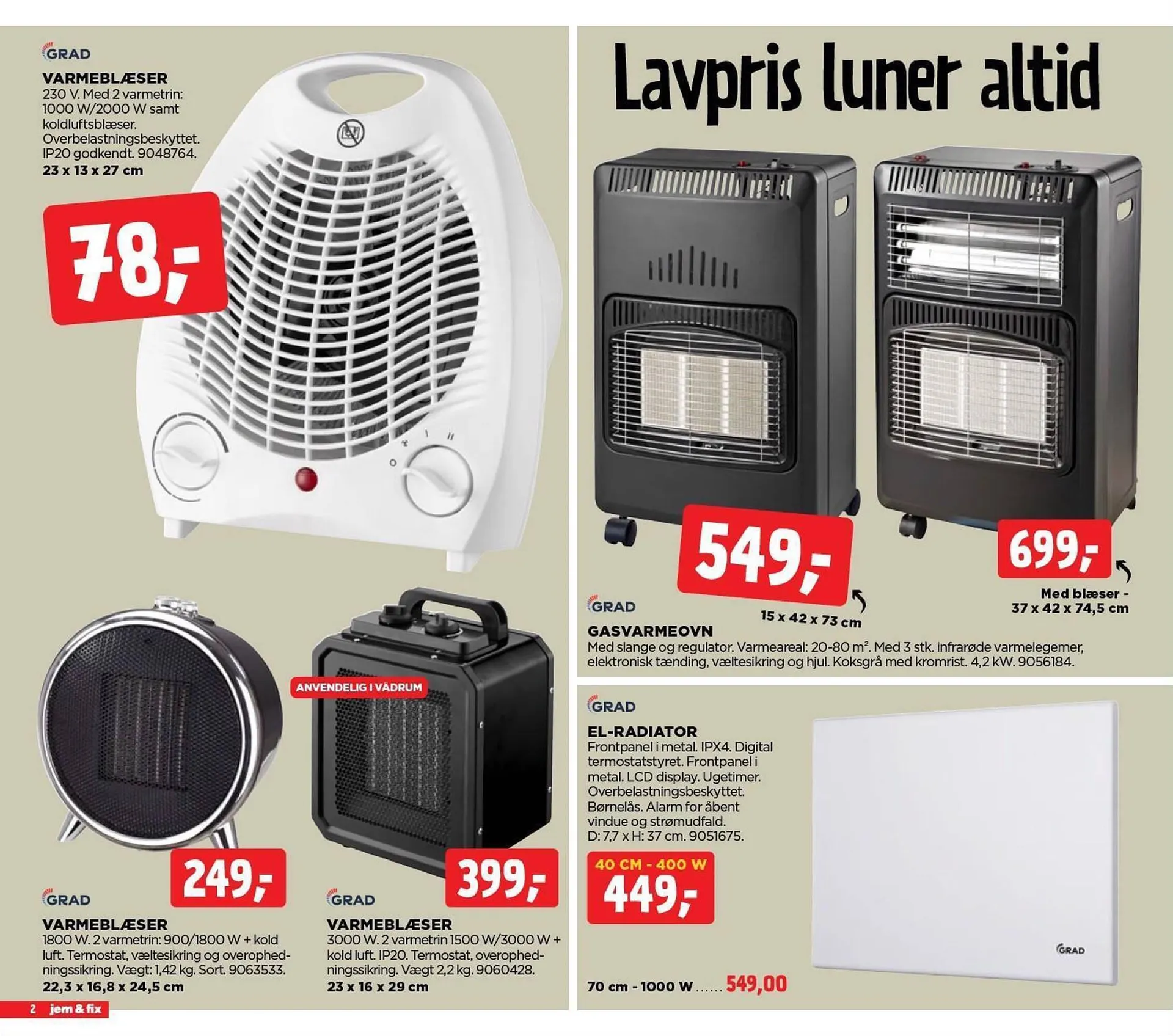 jem & fix tilbudsavis Gyldig indtil 17. september - 23. september 2023 - tilbudsavis side 2