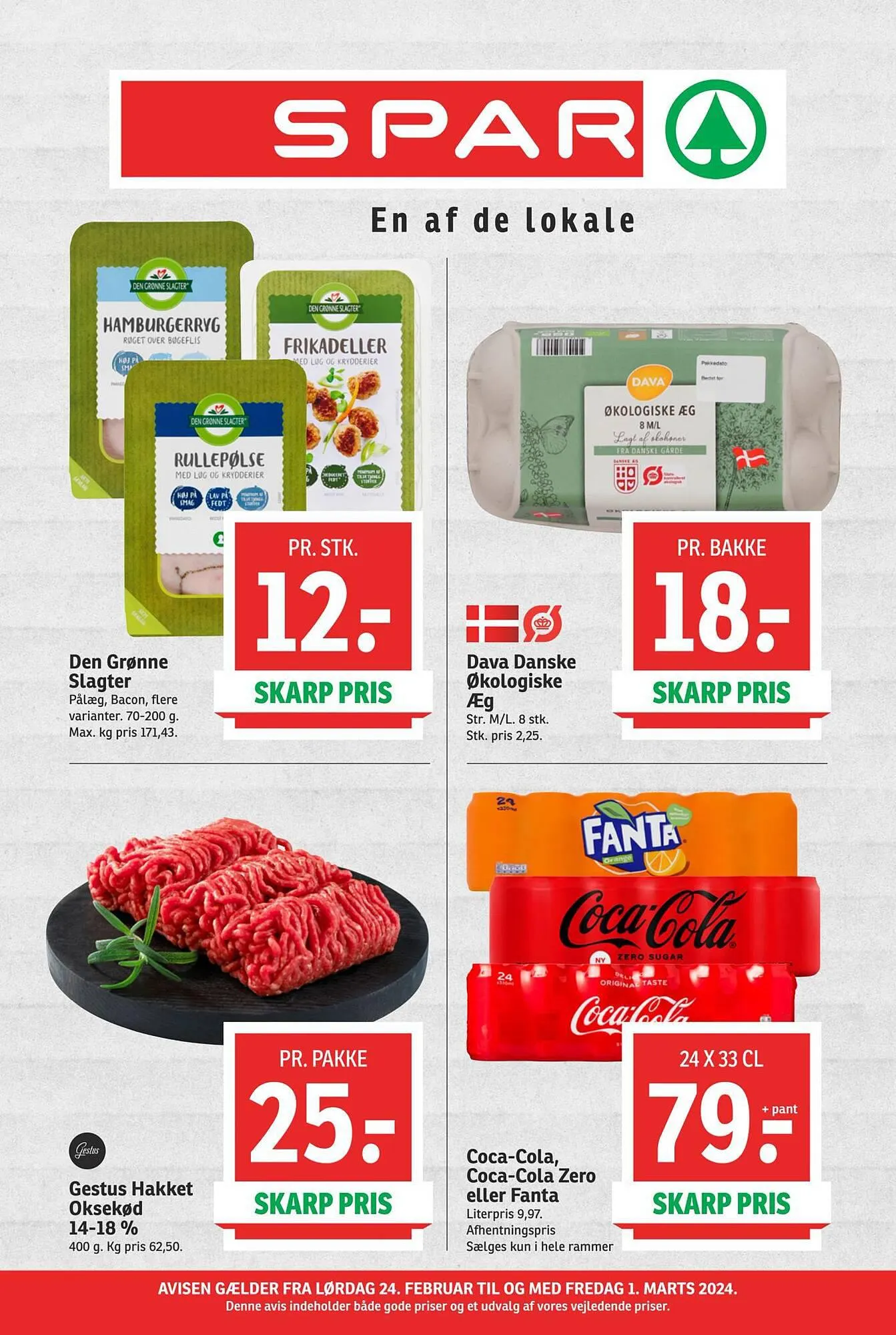 SPAR tilbudsavis Gyldig indtil 23. februar - 1. marts 2024 - tilbudsavis side