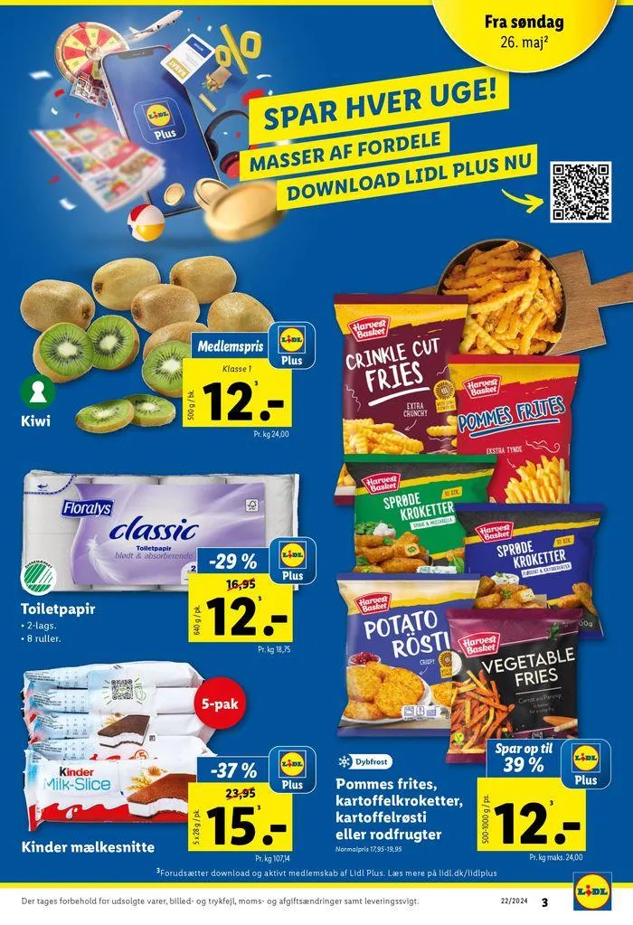 Lidl tilbudsavis. Gyldig indtil 22. maj - 1. juni 2024 - tilbudsavis side 3