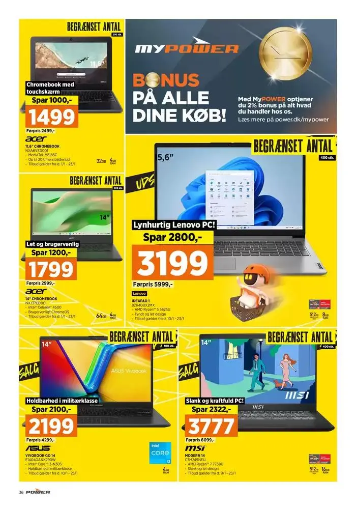 Angebote Power Gyldig indtil 23. januar - 6. februar 2025 - tilbudsavis side 36