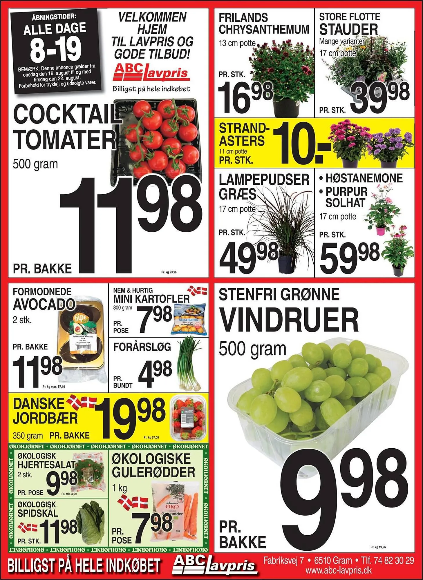 ABC Lavpris tilbudsavis Gyldig indtil 15. august - 22. august 2023 - tilbudsavis side 1