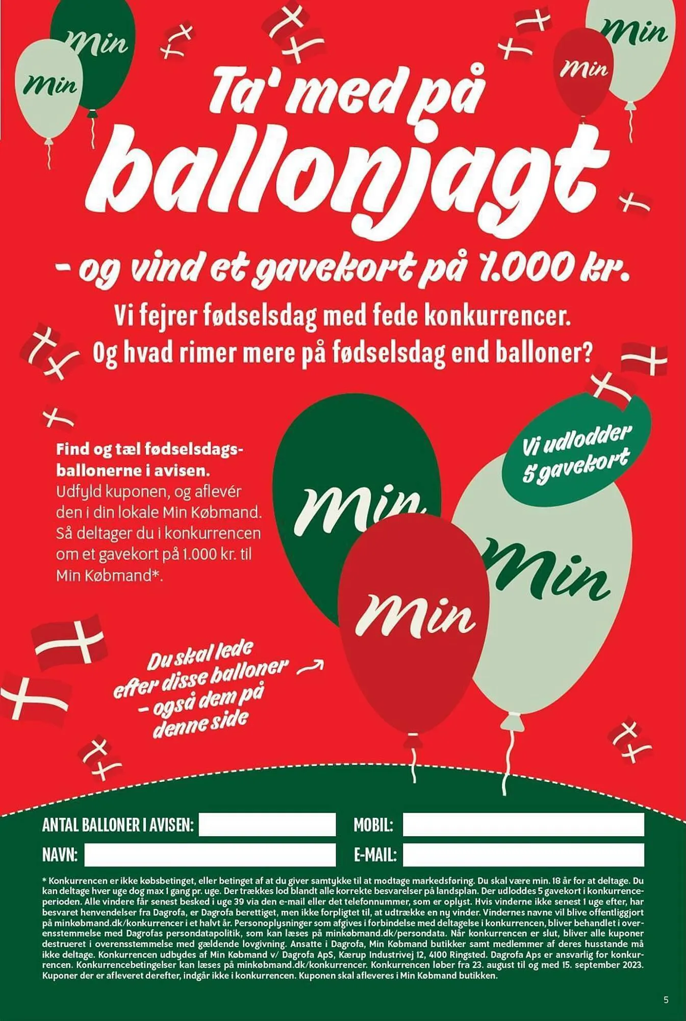 Min Købmand tilbudsavis Gyldig indtil 26. august - 1. september 2023 - tilbudsavis side 5