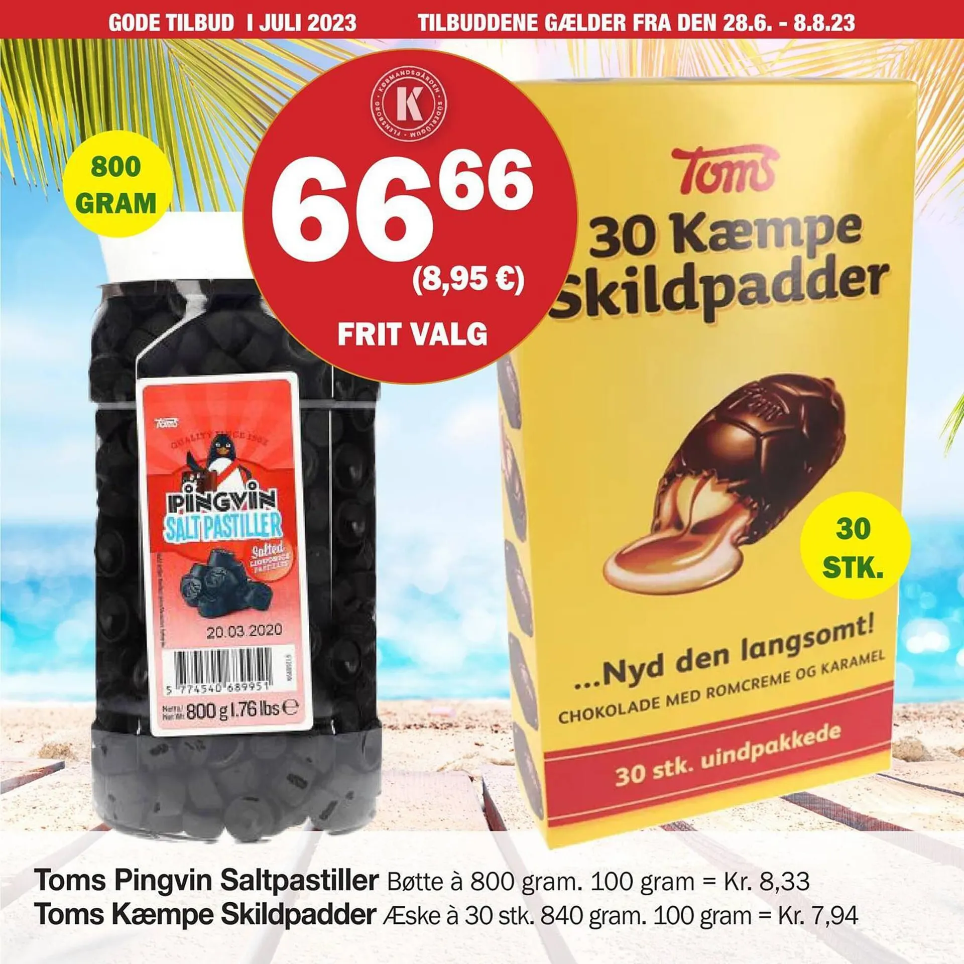 Købmandsgården tilbudsavis Gyldig indtil 27. juni - 8. august 2023 - tilbudsavis side 57