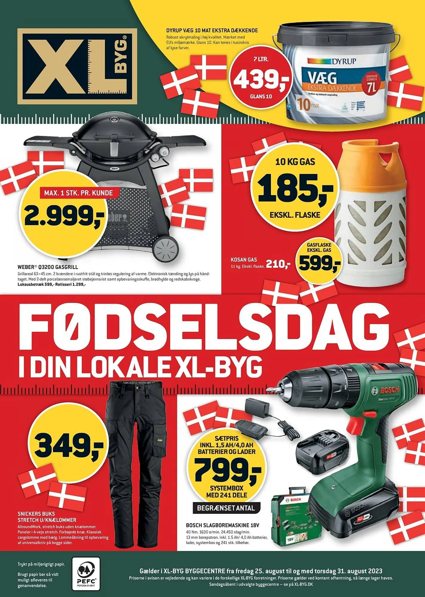 XL-BYG tilbudsavis Gyldig indtil 25. august - 31. august 2023 - tilbudsavis side 1