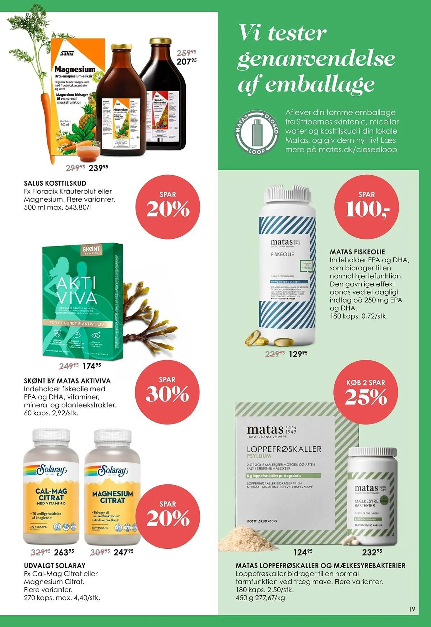 Matas tilbudsavis Gyldig indtil 27. juli - 9. august 2023 - tilbudsavis side 19
