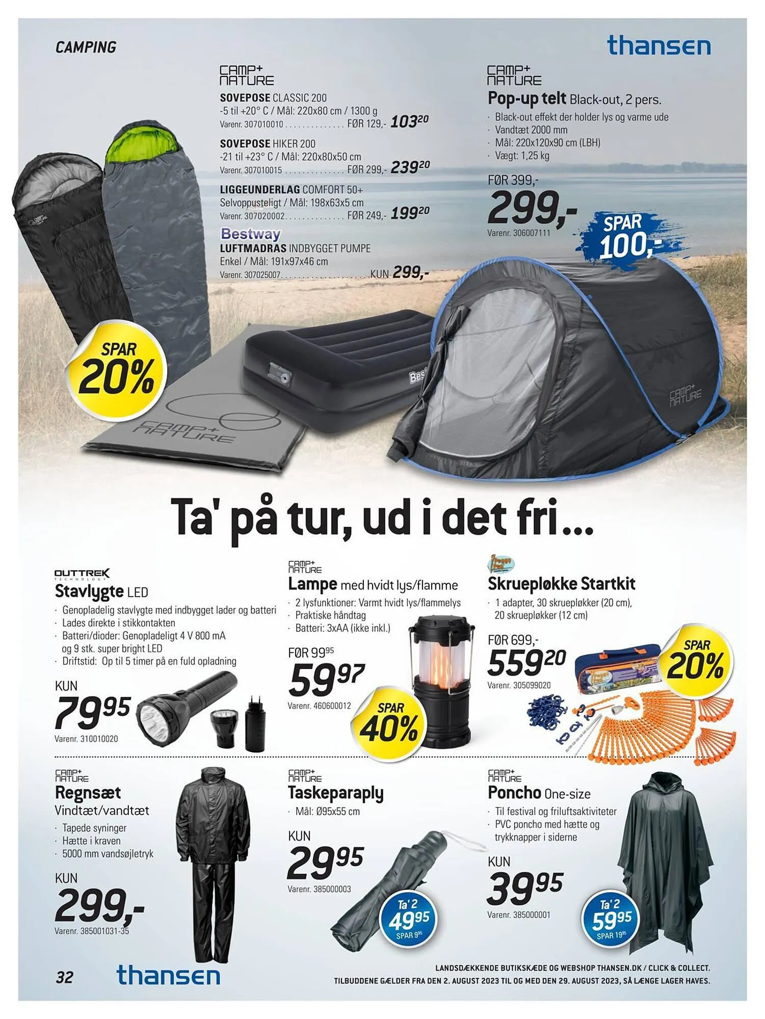 Thansen tilbudsavis Gyldig indtil 1. august - 29. august 2023 - tilbudsavis side 32