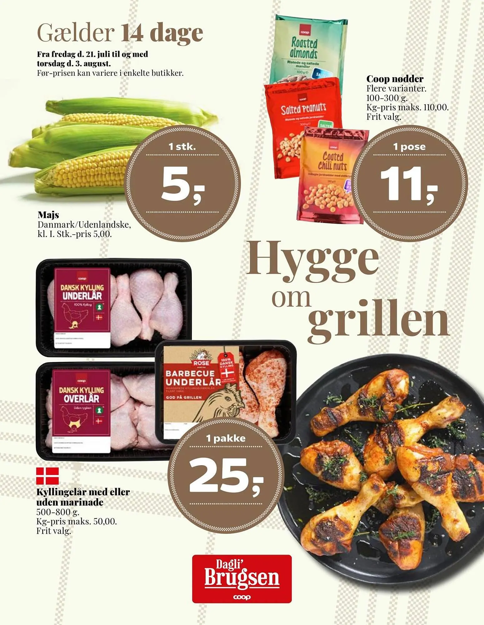 Dagli'Brugsen tilbudsavis Gyldig indtil 20. juli - 3. august 2023 - tilbudsavis side 1