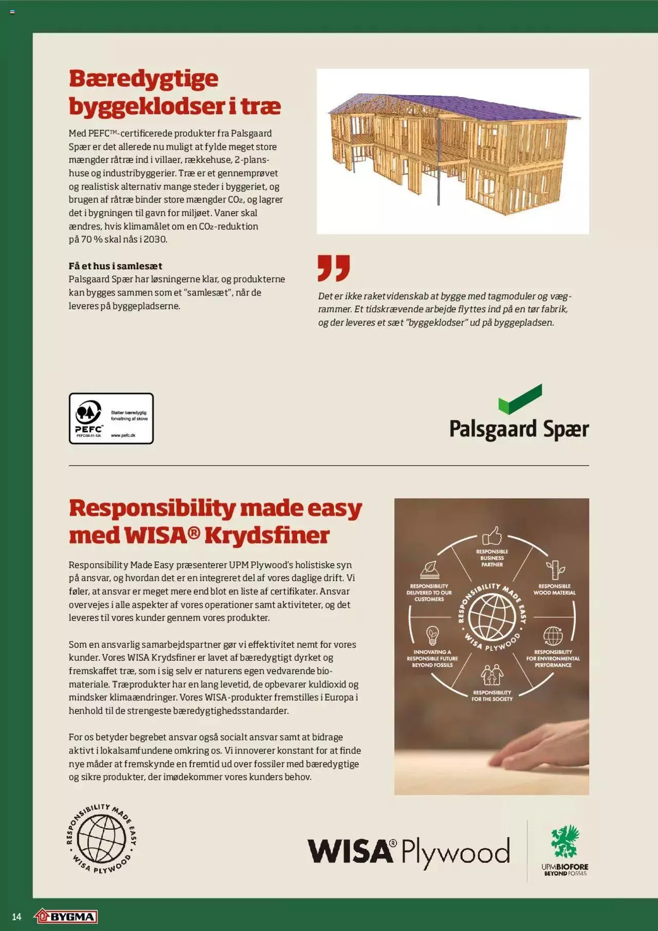 Bygma - Bæredygtigt byggeri Gyldig indtil 11. september - 31. december 2023 - tilbudsavis side 14