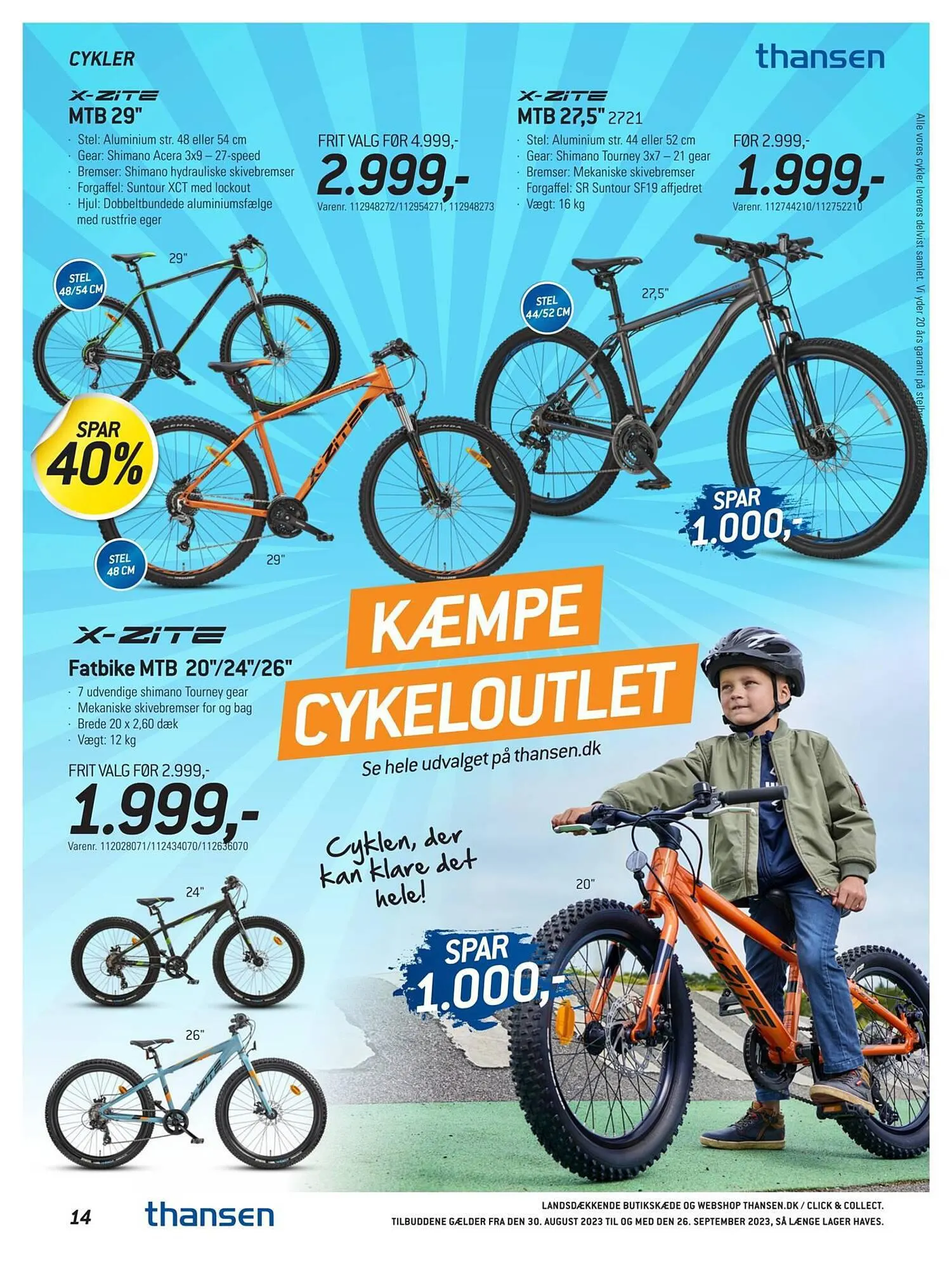Thansen tilbudsavis Gyldig indtil 29. august - 26. september 2023 - tilbudsavis side 14