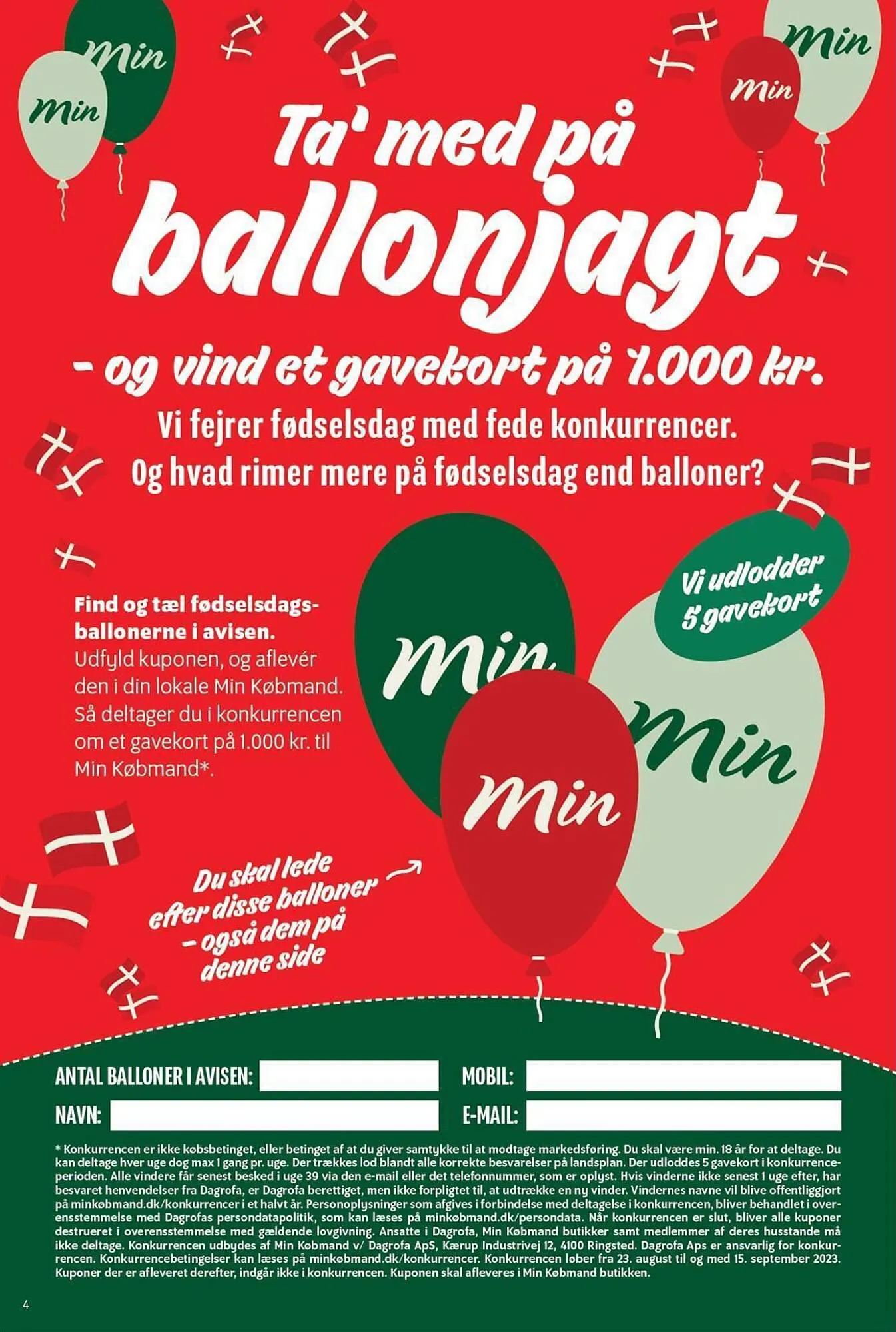 Min Købmand tilbudsavis Gyldig indtil 9. september - 15. september 2023 - tilbudsavis side 4