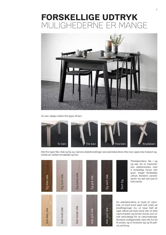 Planke- og spiseborde Gyldig indtil 7. januar - 31. december 2025 - tilbudsavis side 5