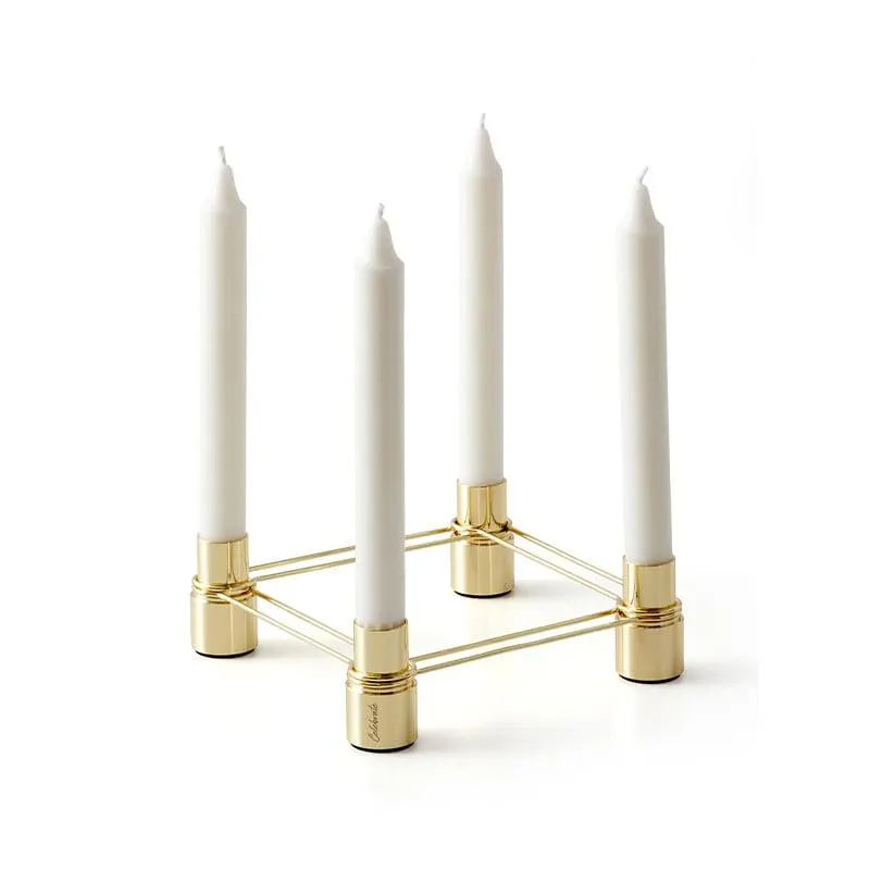 Celebrate Link lysestage med fire glas guld