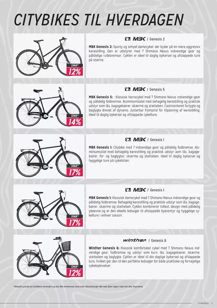 Fri BikeShop Tilbudsavis Gyldig indtil 24. januar - 7. februar 2025 - tilbudsavis side 11