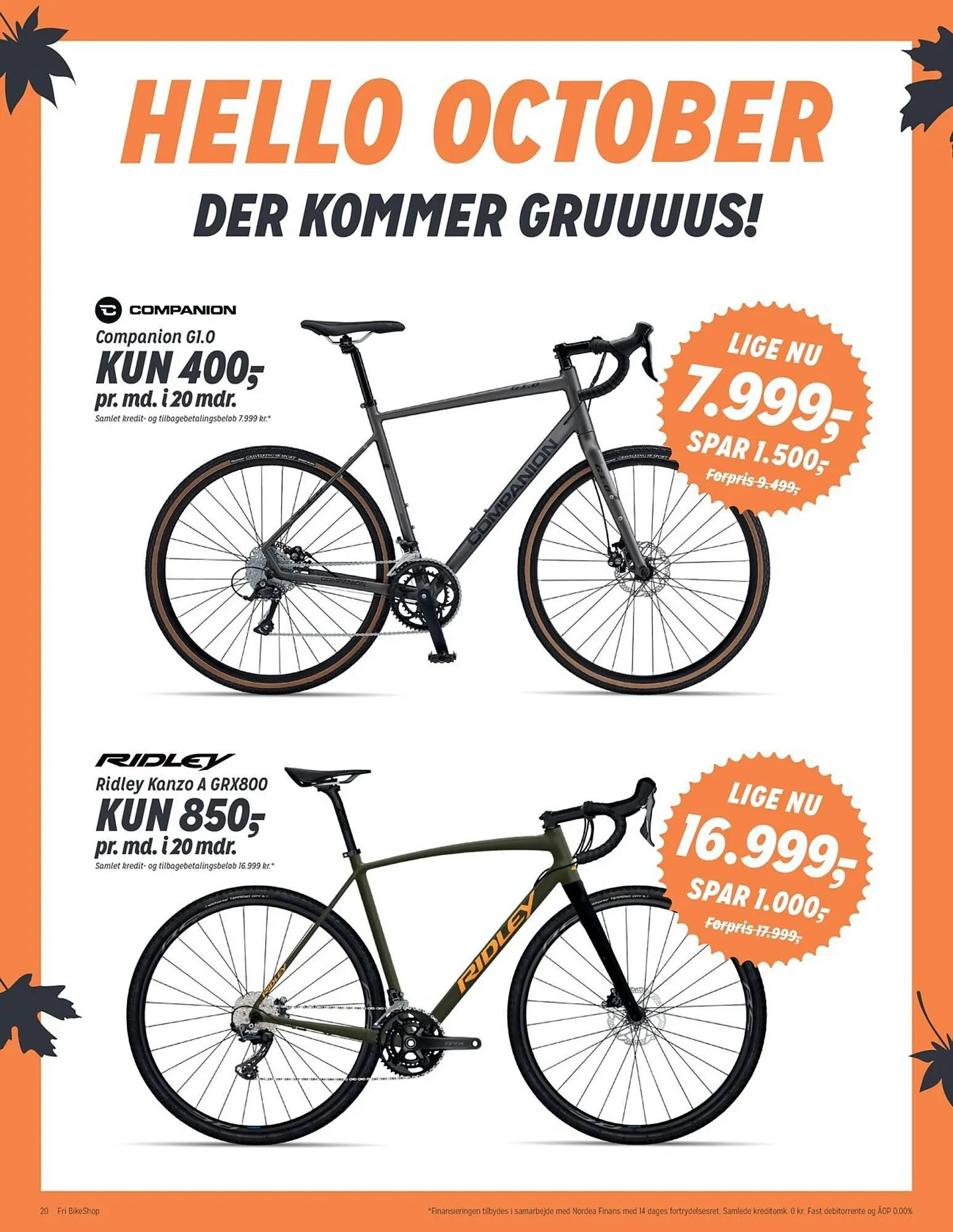 Fri BikeShopOFFLINE tilbudsavis Gyldig indtil 12. oktober - 30. oktober 2023 - tilbudsavis side 20