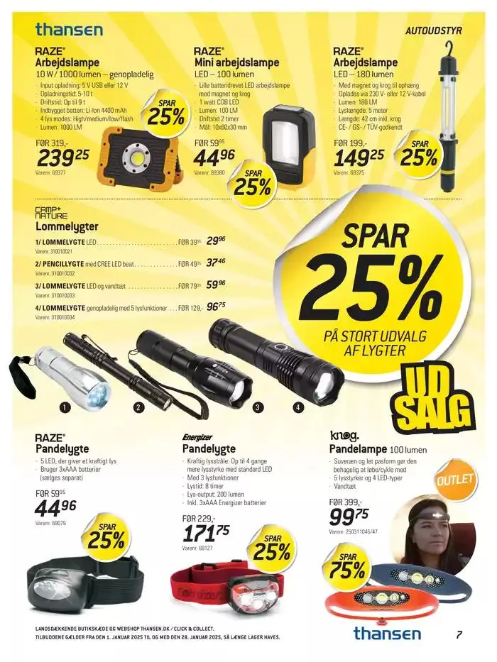 Aktuell kundeavis Thansen Gyldig indtil 1. januar - 28. januar 2025 - tilbudsavis side 7
