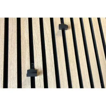 Krog til akustikpanel sort 2 stk.