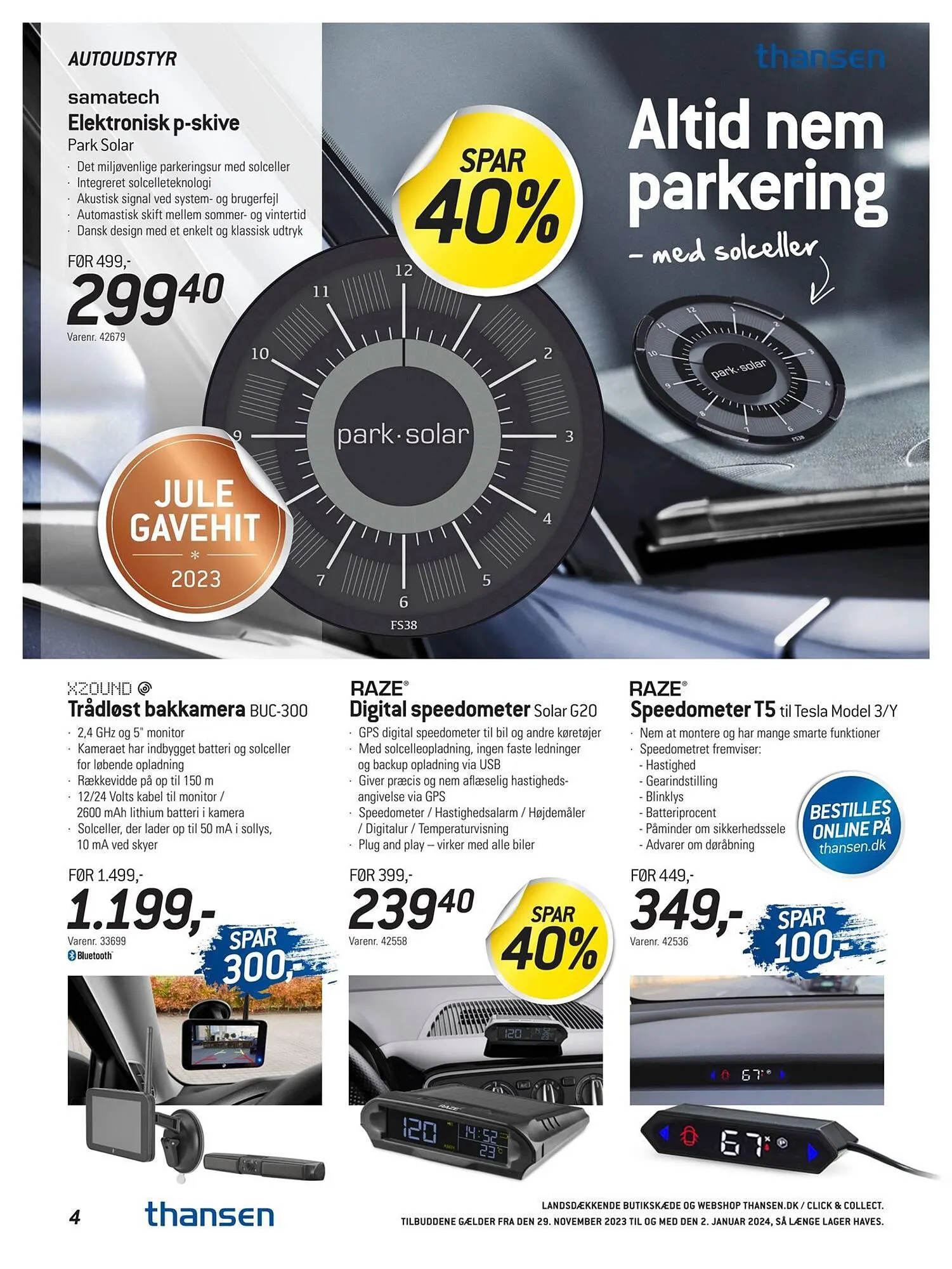Thansen tilbudsavis Gyldig indtil 28. november - 2. januar 2024 - tilbudsavis side 4