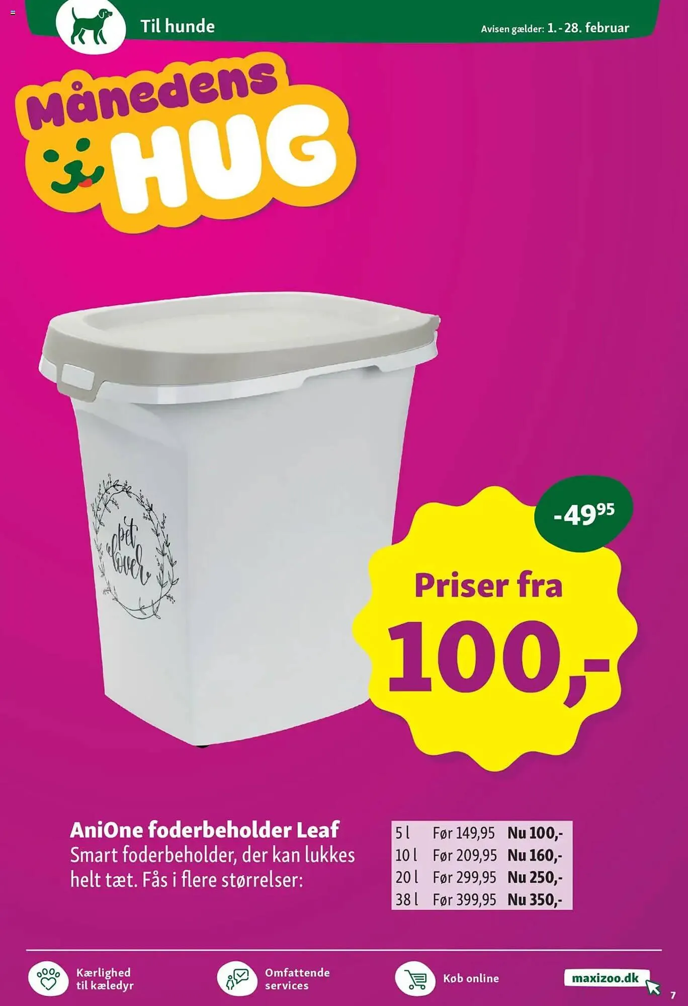 Maxi Zoo tilbudsavis Gyldig indtil 1. februar - 28. februar 2025 - tilbudsavis side 7