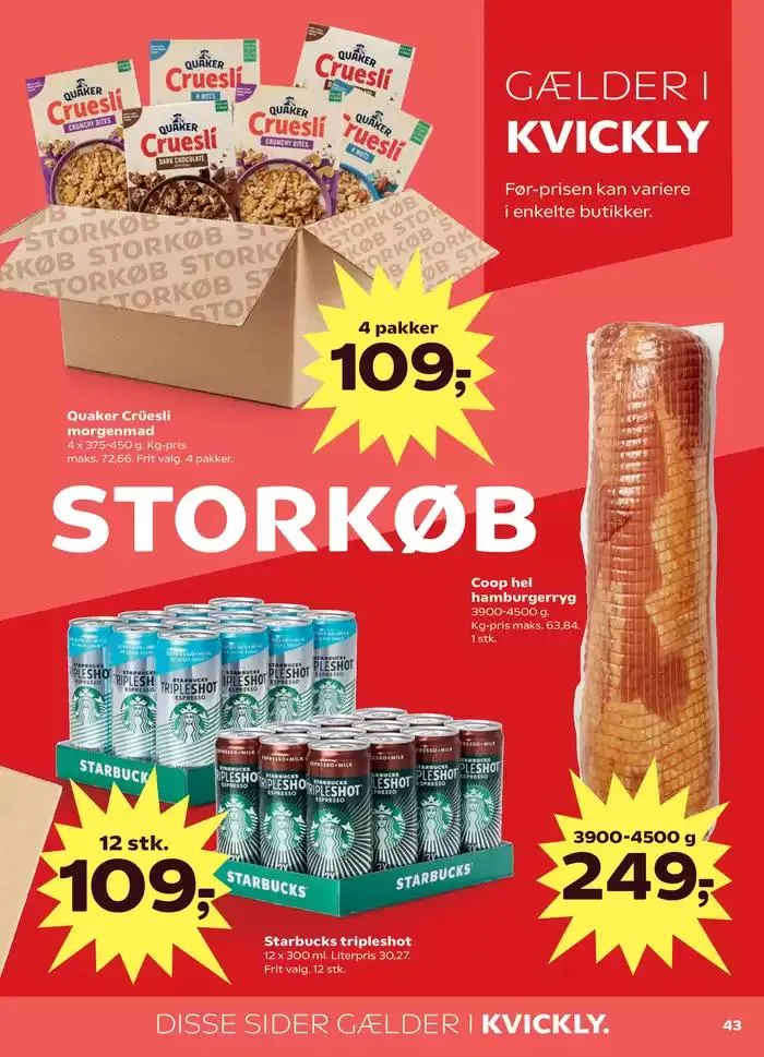 SuperBrugsen brochurer Gyldig indtil 30. januar - 6. februar 2025 - tilbudsavis side 43