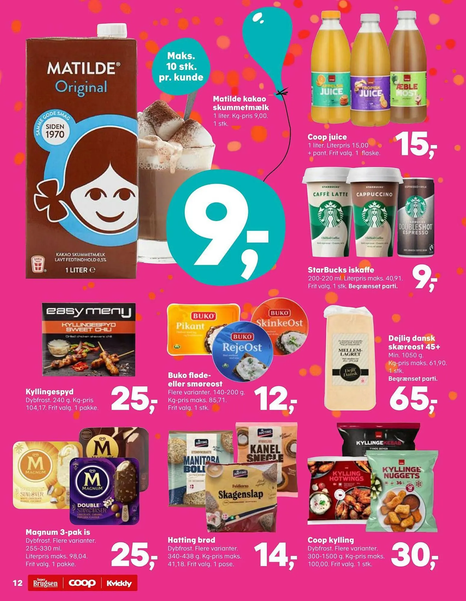 SuperBrugsen tilbudsavis Gyldig indtil 17. august - 31. august 2023 - tilbudsavis side 12