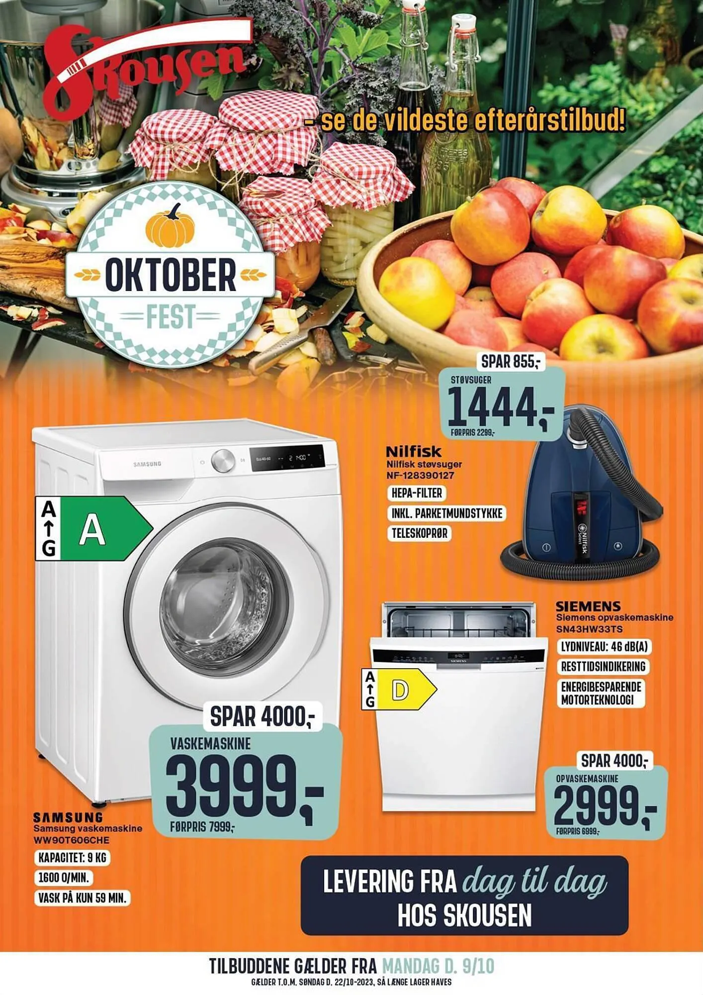 Skousen tilbudsavis Gyldig indtil 9. oktober - 22. oktober 2023 - tilbudsavis side 1