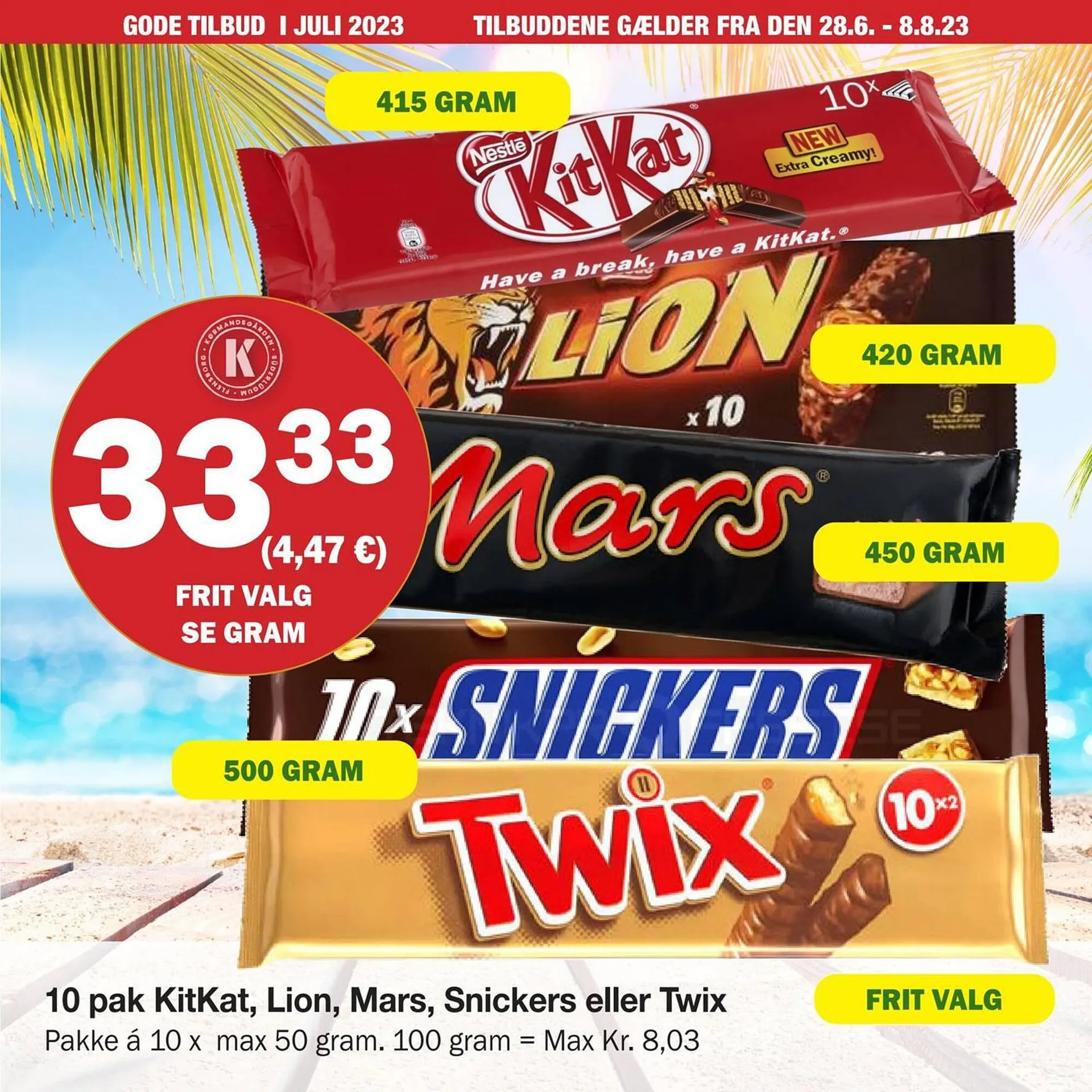 Købmandsgården tilbudsavis Gyldig indtil 27. juni - 8. august 2023 - tilbudsavis side 64