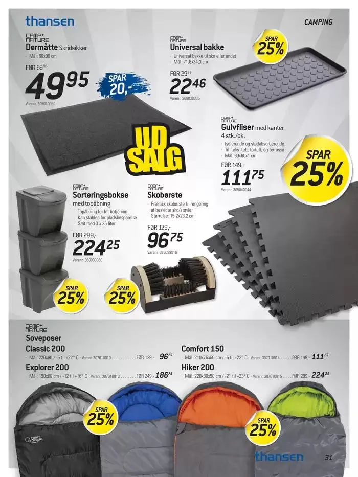 Aktuell kundeavis Thansen Gyldig indtil 1. januar - 28. januar 2025 - tilbudsavis side 31