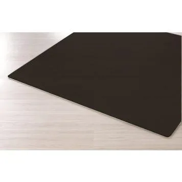 Aduro stålgulvplade rektangel sort 1000x850 mm