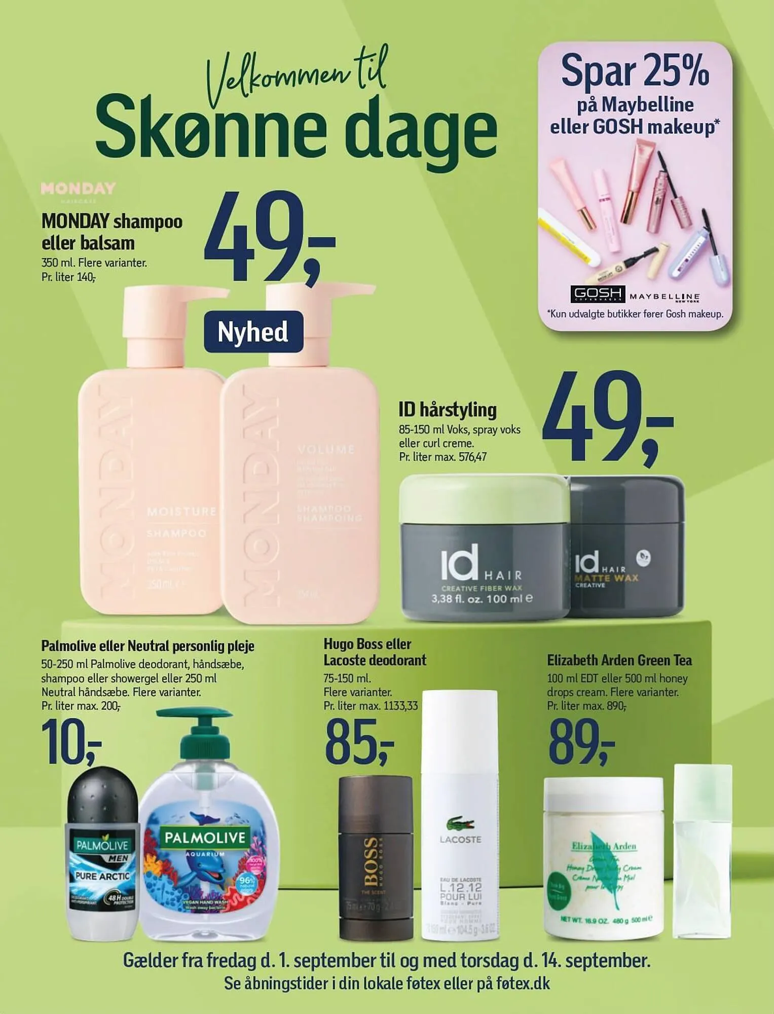 Føtex tilbudsavis Gyldig indtil 1. september - 14. september 2023 - tilbudsavis side 1