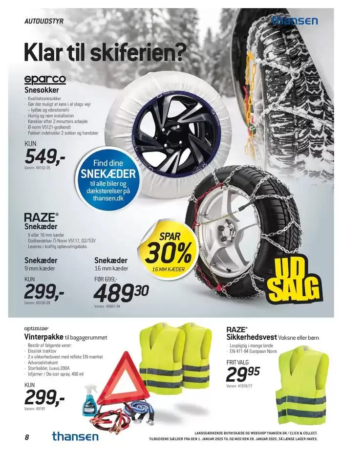 Aktuell kundeavis Thansen Gyldig indtil 1. januar - 28. januar 2025 - tilbudsavis side 8