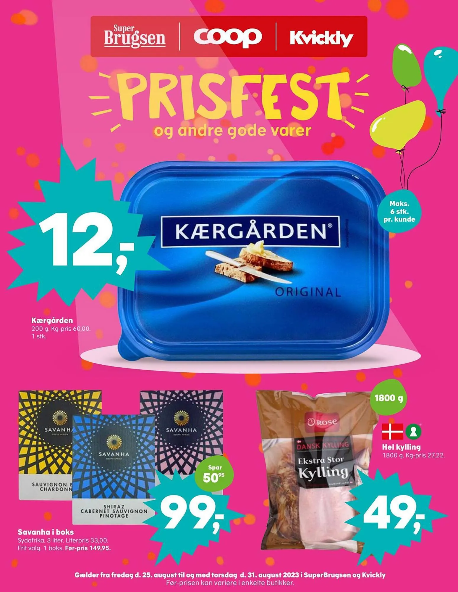 SuperBrugsen tilbudsavis Gyldig indtil 24. august - 31. august 2023 - tilbudsavis side 1
