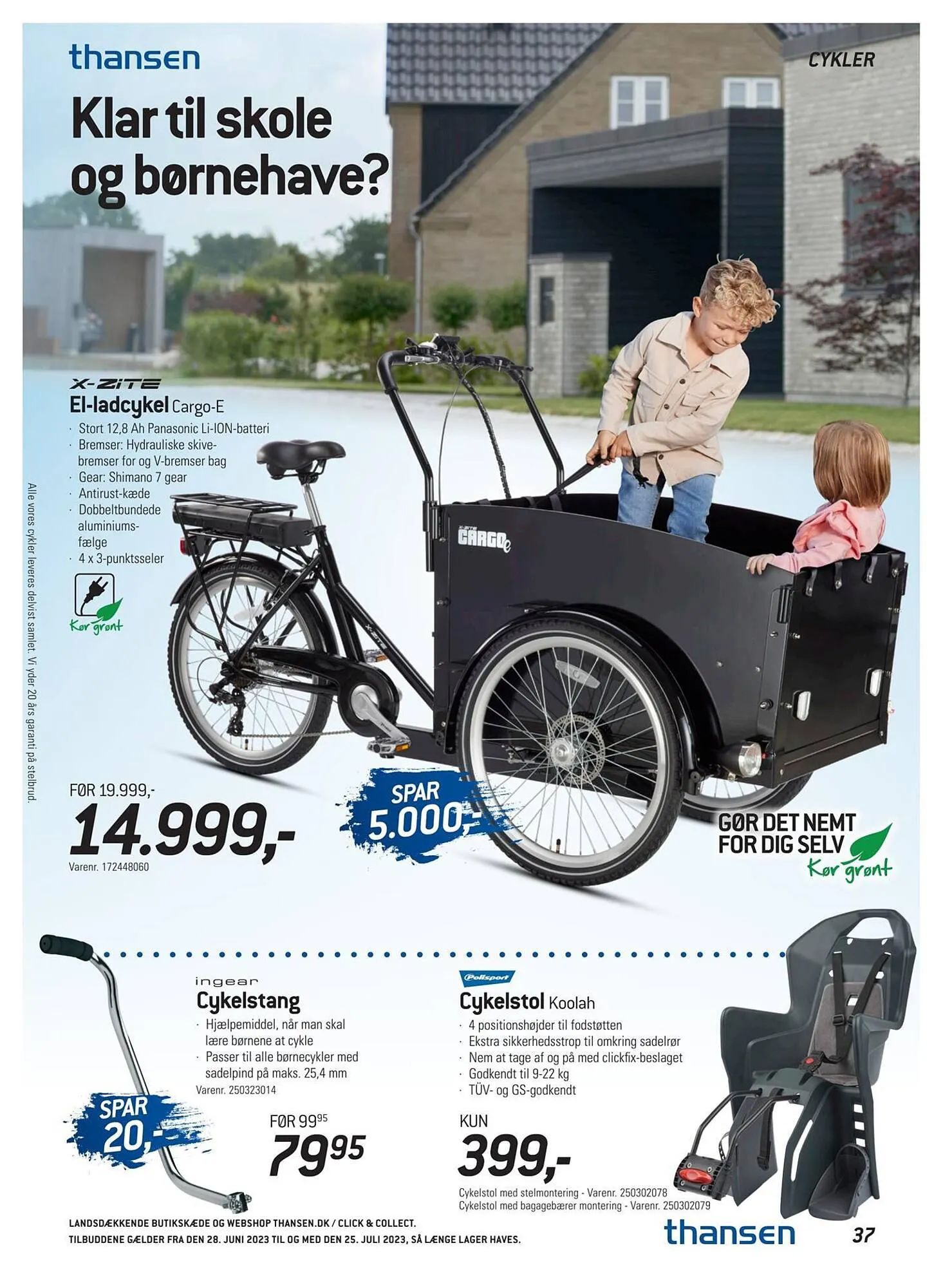 Thansen tilbudsavis Gyldig indtil 27. juni - 25. juli 2023 - tilbudsavis side 37