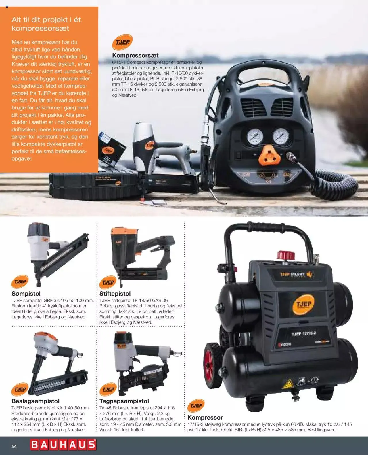 Bauhaus - El-værktøj og havemaskinemagasin Gyldig indtil 1. maj - 31. december 2023 - tilbudsavis side 54