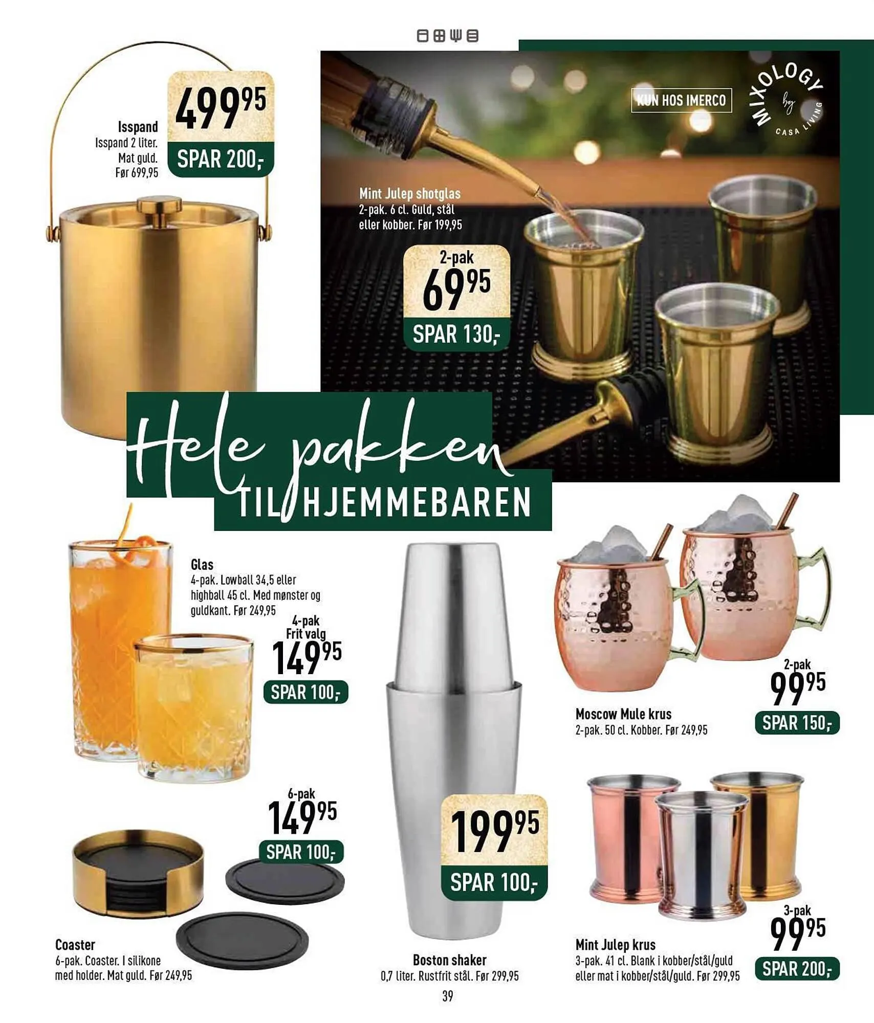 Imerco tilbudsavis Gyldig indtil 20. oktober - 23. december 2023 - tilbudsavis side 39