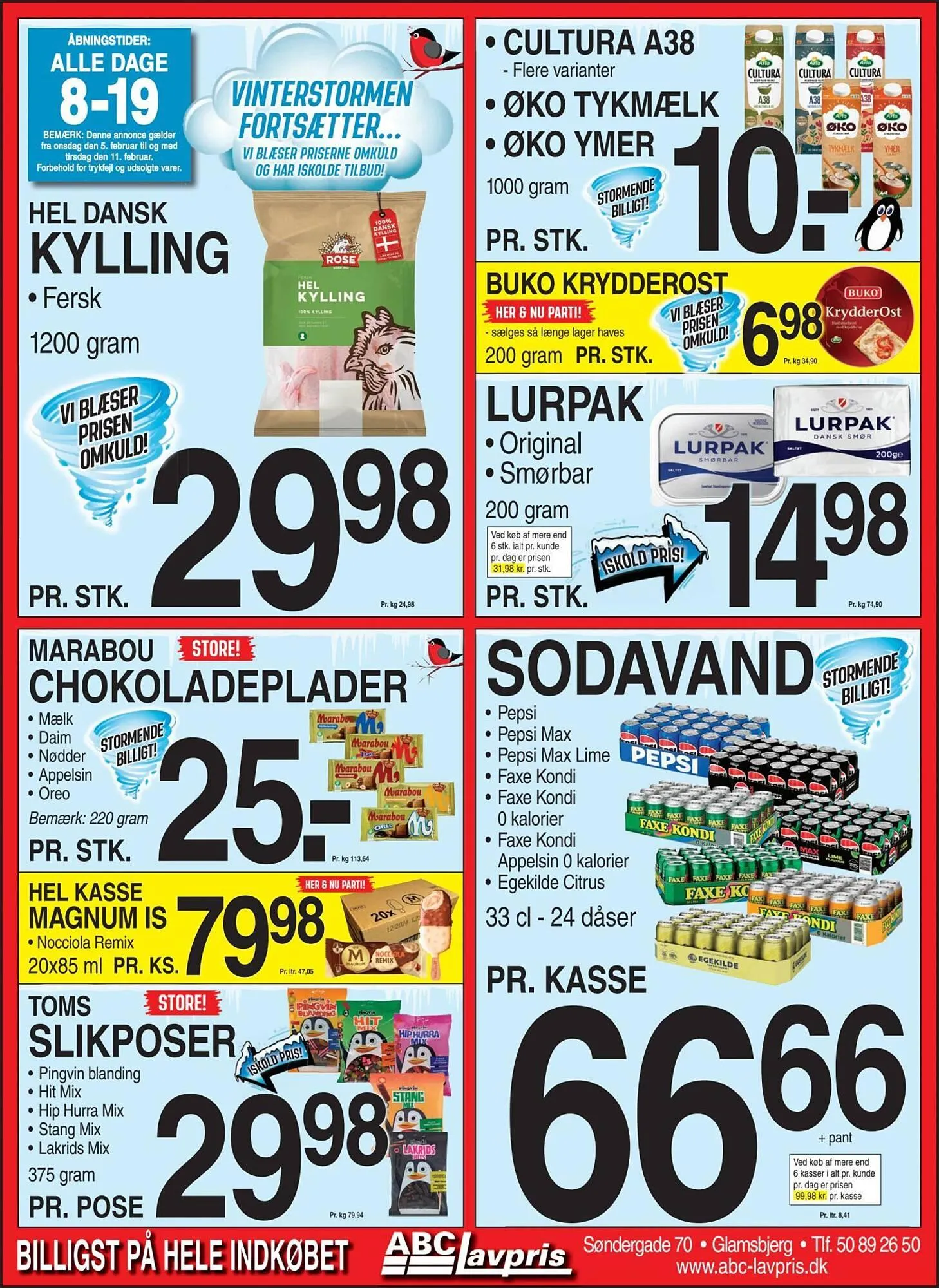 ABC Lavpris tilbudsavis Gyldig indtil 4. februar - 11. februar 2025 - tilbudsavis side 1