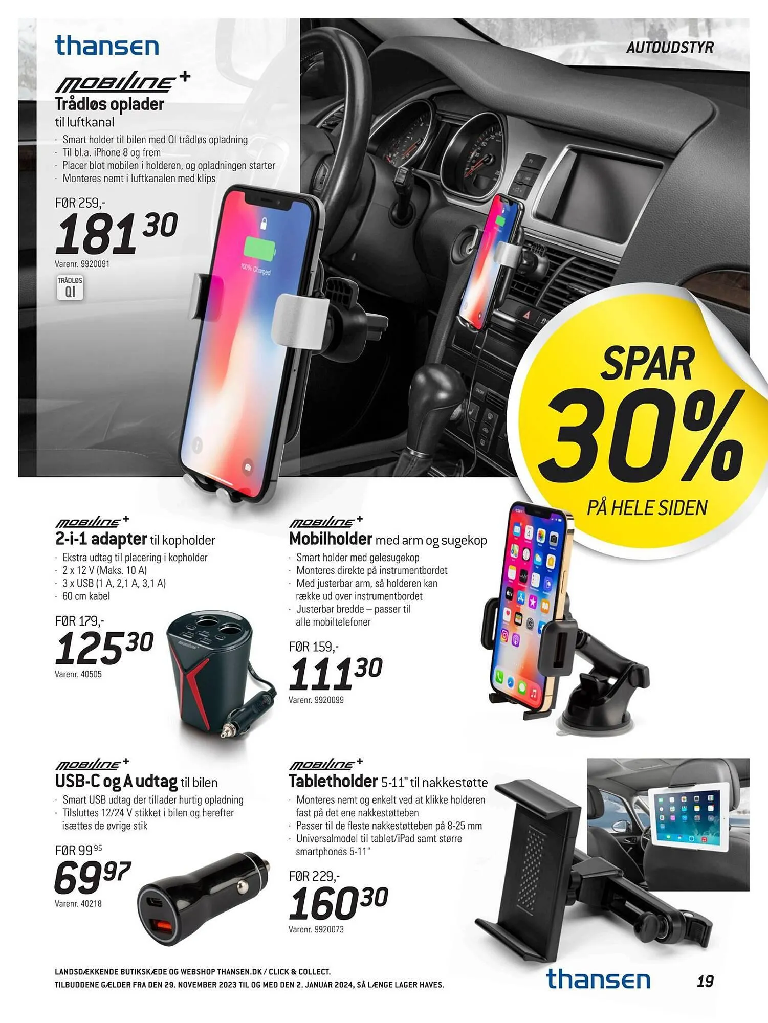 Thansen tilbudsavis Gyldig indtil 28. november - 2. januar 2024 - tilbudsavis side 19