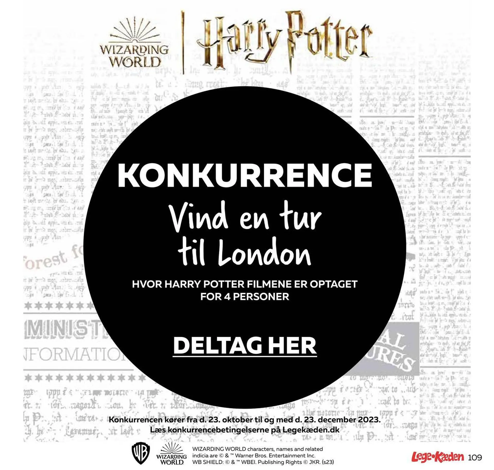 Legekæden tilbudsavis Gyldig indtil 22. oktober - 23. december 2023 - tilbudsavis side 109