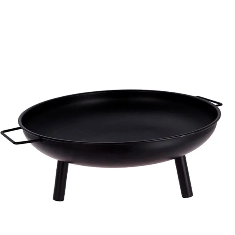 Ambiance bålfad i metal sort