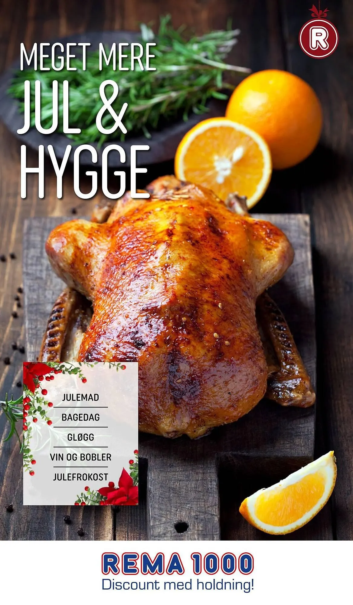 Rema 1000 tilbudsavis Gyldig indtil 5. december - 24. december 2023 - tilbudsavis side 1