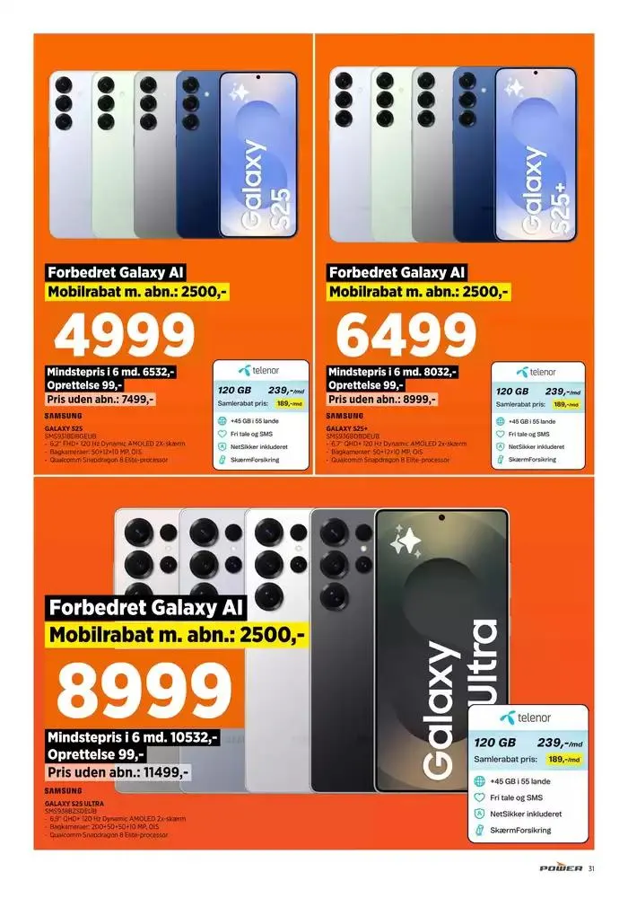Angebote Power Gyldig indtil 11. februar - 25. februar 2025 - tilbudsavis side 31