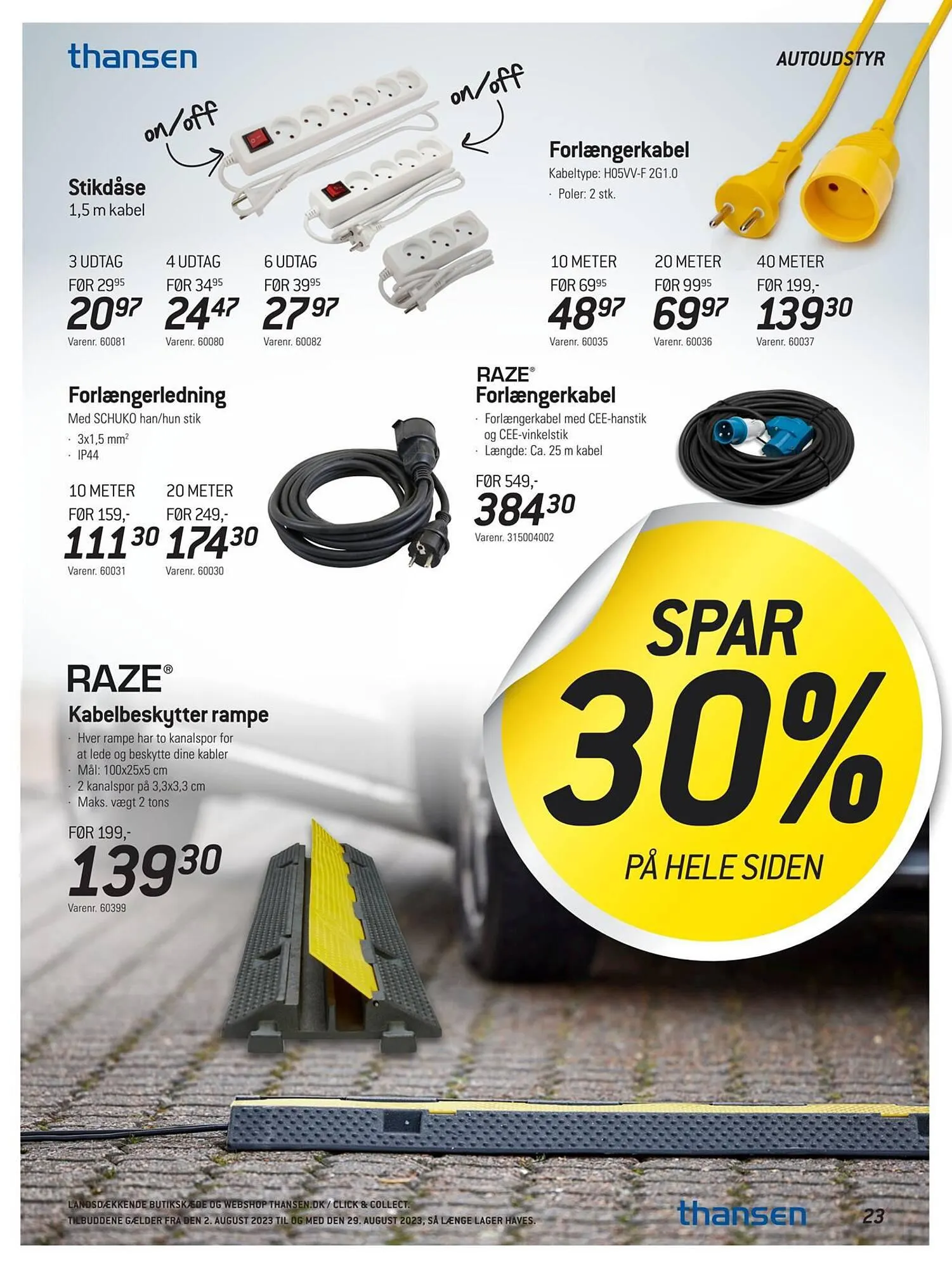 Thansen tilbudsavis Gyldig indtil 1. august - 29. august 2023 - tilbudsavis side 23