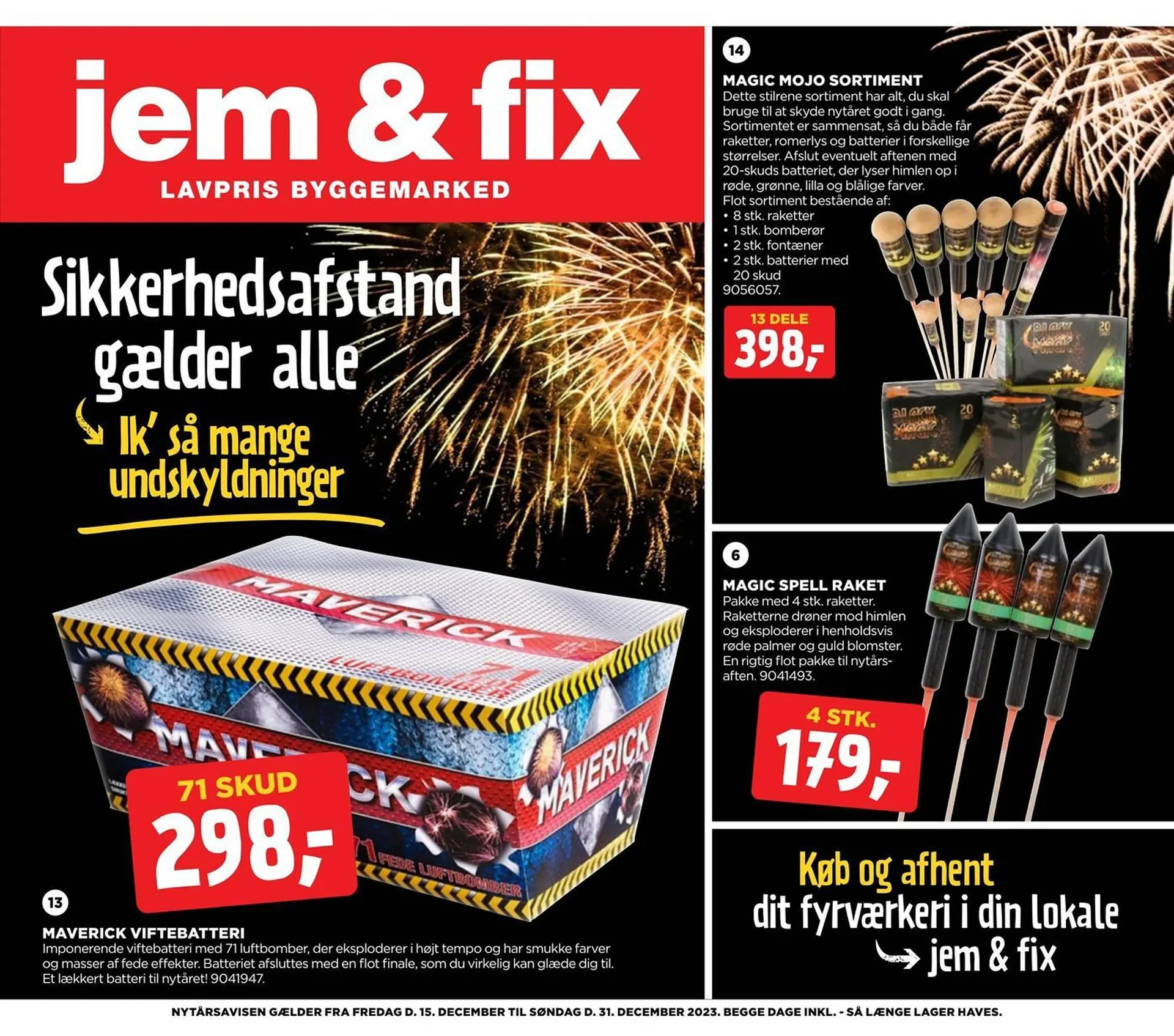jem & fix tilbudsavis Gyldig indtil 14. december - 31. december 2023 - tilbudsavis side 1
