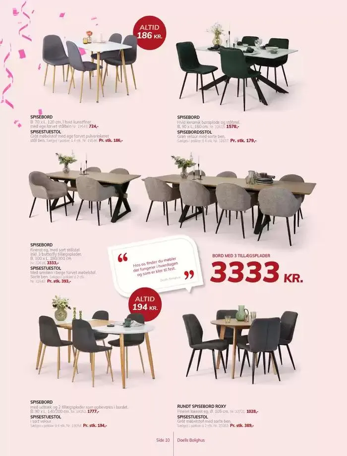 Daells Bolighus Vi fejrer hverdagen Gyldig indtil 30. januar - 13. februar 2025 - tilbudsavis side 10