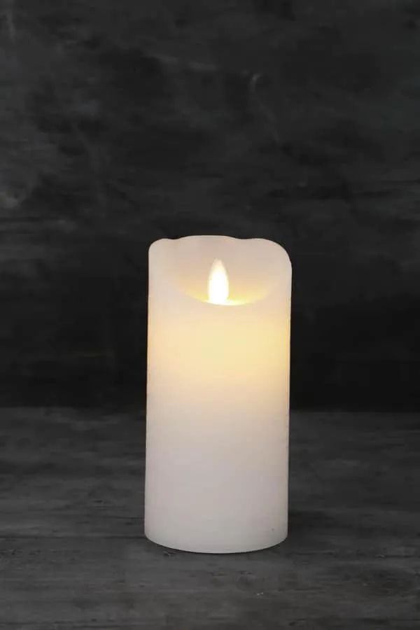 CASA Living LED Bloklys m. bevægelig flamme