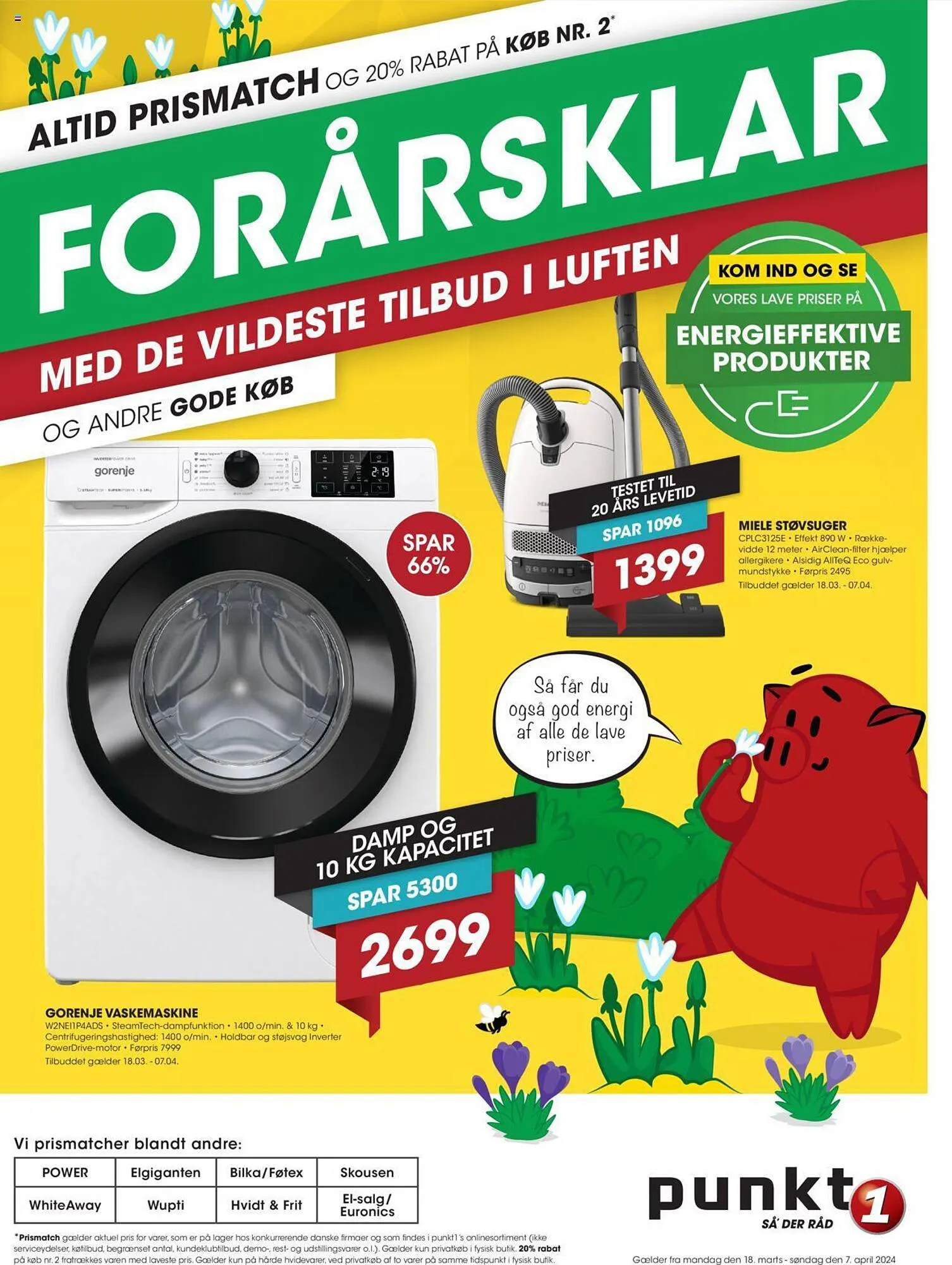 Punkt1 tilbudsavis Gyldig indtil 18. marts - 7. april 2024 - tilbudsavis side