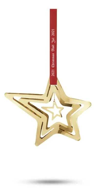 Georg Jensen Juleuro 2021 stjerneskud forgyldt