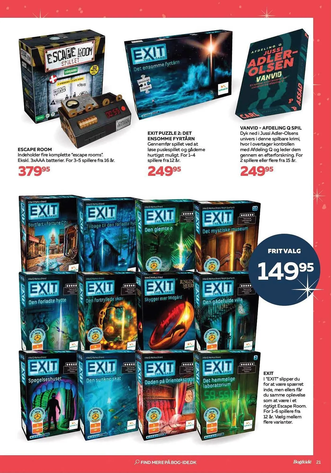 Bog & idé tilbudsavis Gyldig indtil 6. november - 23. december 2023 - tilbudsavis side 21