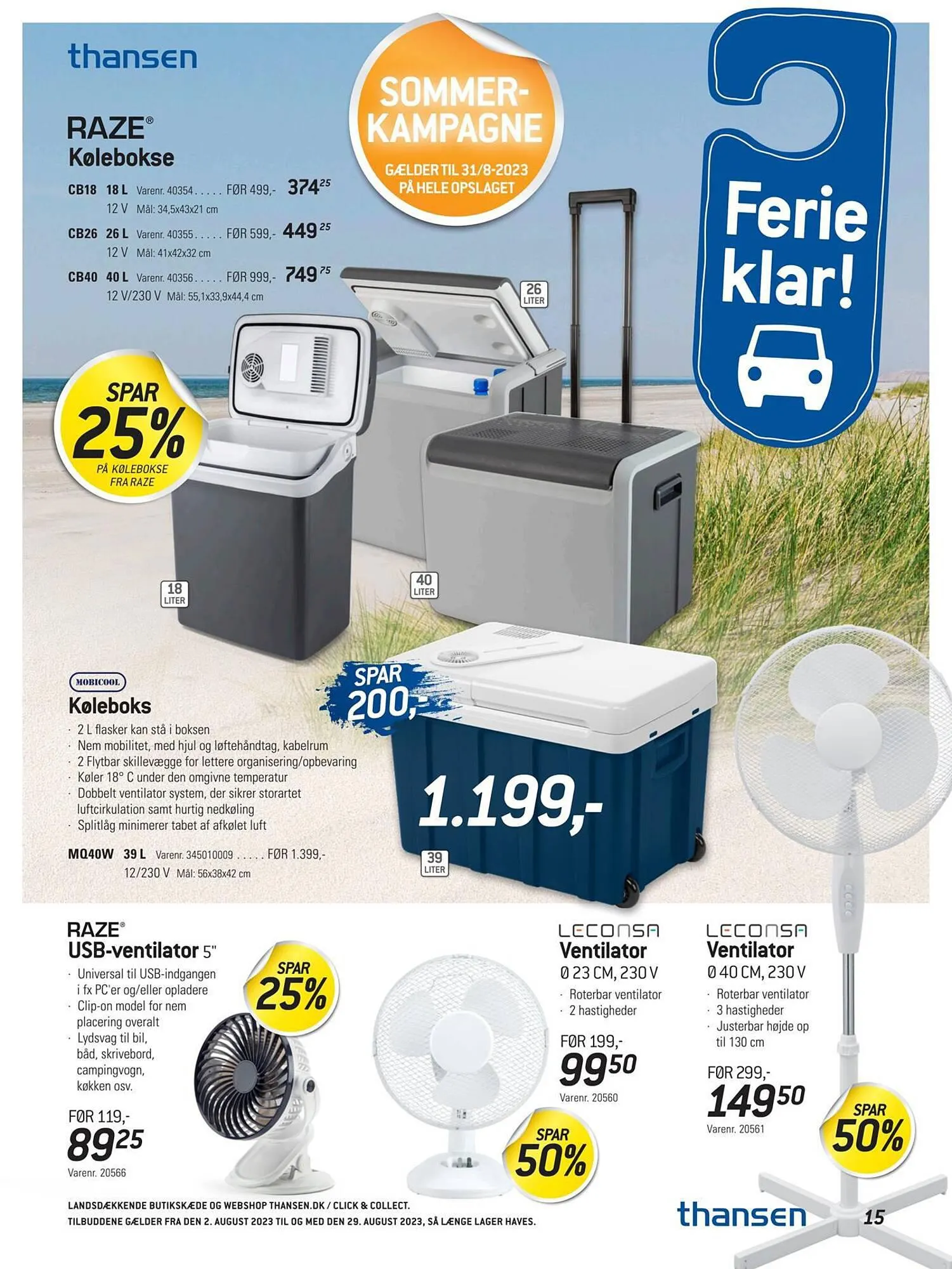 Thansen tilbudsavis Gyldig indtil 1. august - 29. august 2023 - tilbudsavis side 15