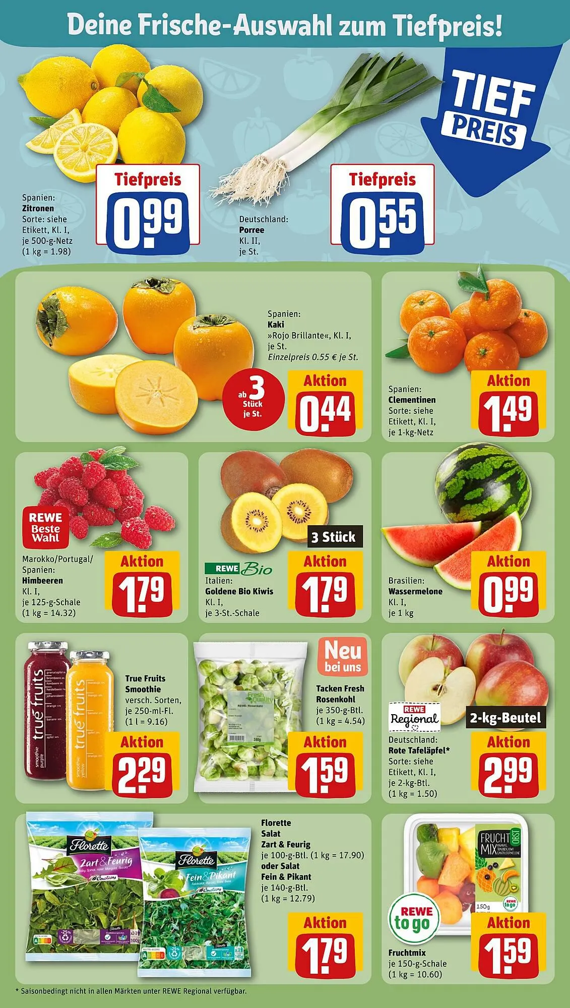 REWE tilbudsavis Gyldig indtil 6. november - 11. november 2023 - tilbudsavis side 6