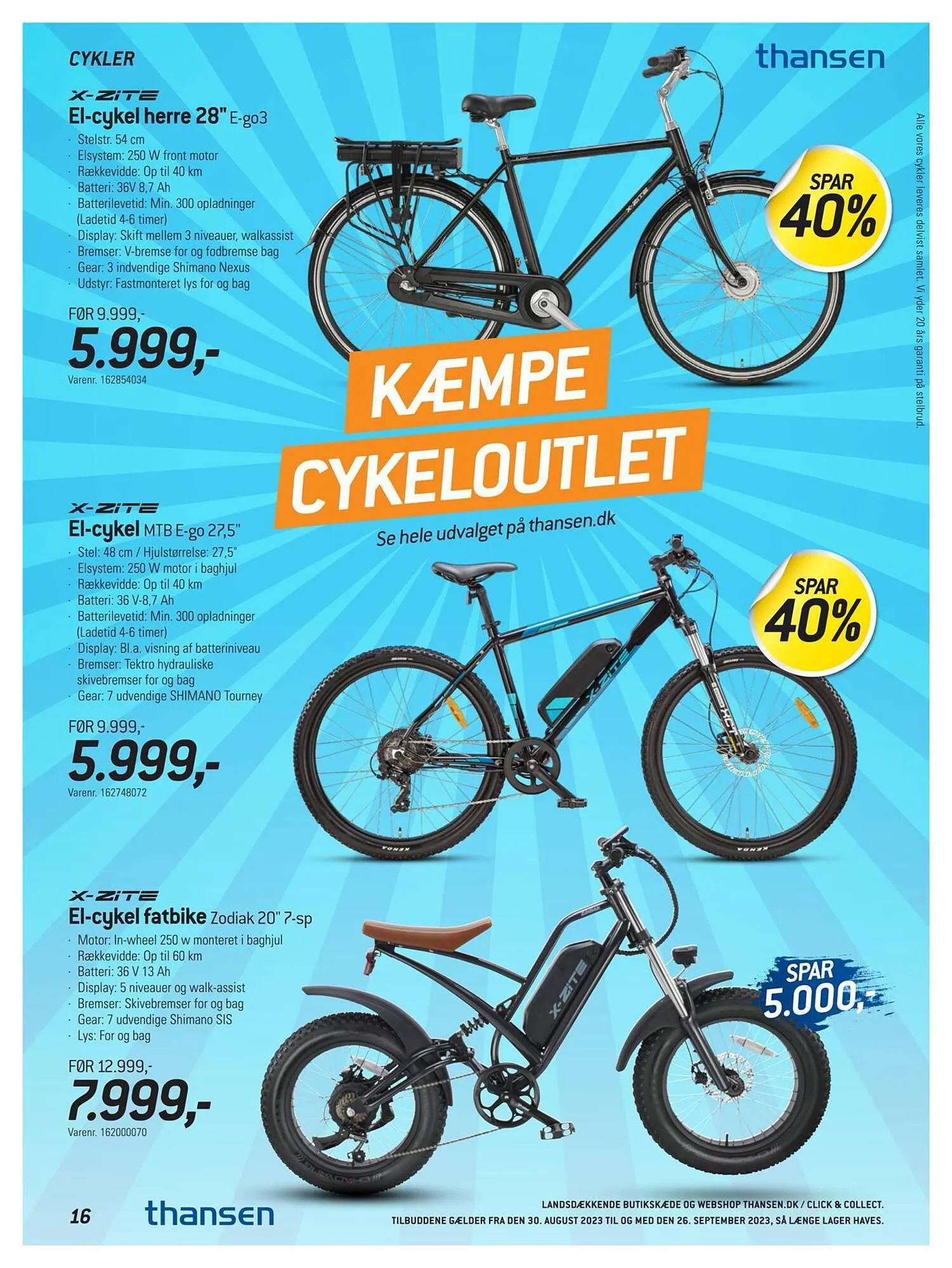 Thansen tilbudsavis Gyldig indtil 29. august - 26. september 2023 - tilbudsavis side 16